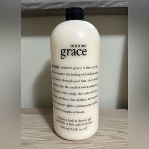 Philosophy: Summer Grace Shampoo, Shower Gel, and Bubble Bath 32oz